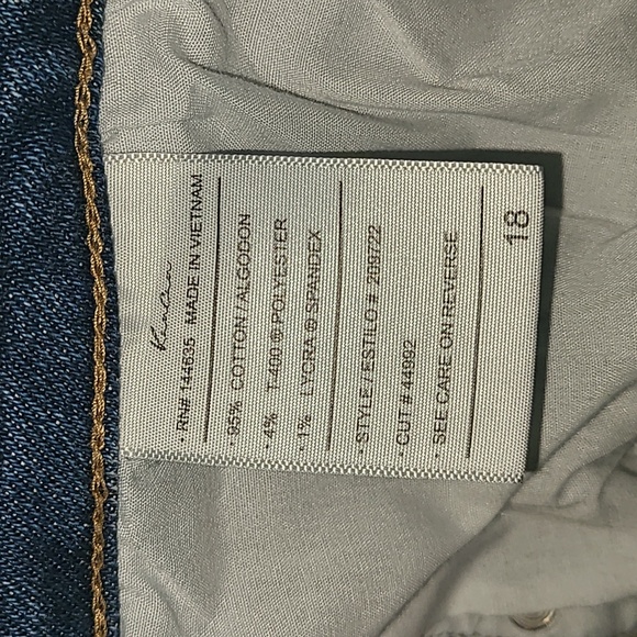 Kancan ankle straight ripped jeans size 18 - Picture 5 of 5